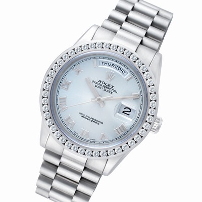 Rolex 118206 Day-Date Automatic Male Platinum Replica Watches