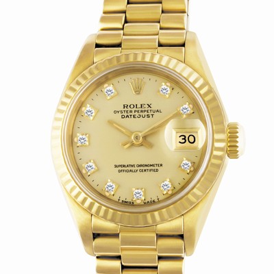 Rolex 69178 Datejust Automatic Female 18k yellow gold Replica Watches