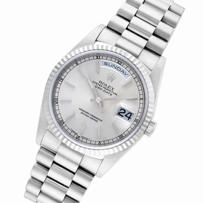 Rolex 18239 Day-Date Automatic Male 18k White Gold Replica Watches