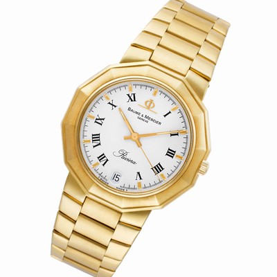 Baume & Mercier 87012.9 Riviera Quartz Unisex 18k yellow gold Replica Watches