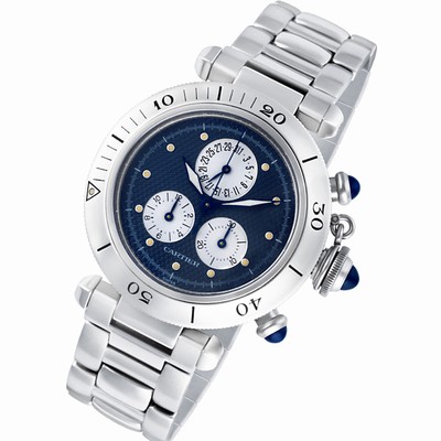 Cartier W31048M7 Pasha Quartz Male Stainless Steel Replica Watches