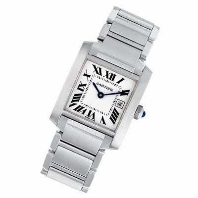 Cartier W51011Q3 Tank Francaise Quartz Unisex Stainless Steel Replica Watches