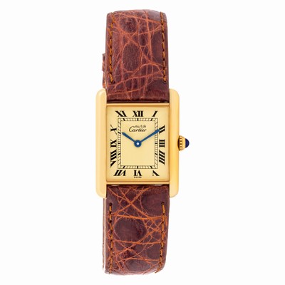 Cartier 60029 Tank Vermeil Manual Female Vermeil Replica Watches