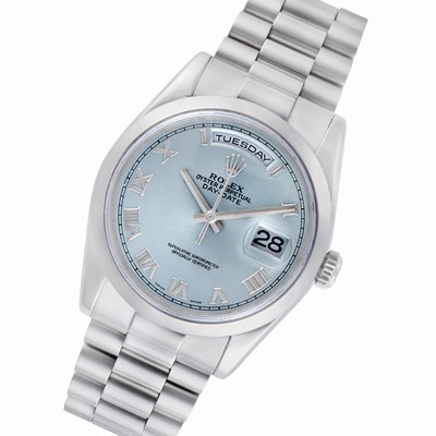 Rolex 118206 Day-Date Automatic Male Platinum Replica Watches