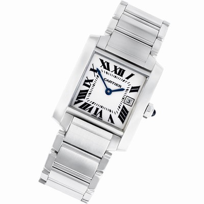 Cartier W51011Q3 Tank Francaise Quartz Unisex Stainless Steel Replica Watches