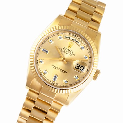 Rolex 118238 Day-Date Automatic Male 18k yellow gold Replica Watches