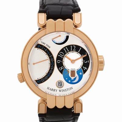 Harry Winston 015619 Premier Automatic Male 18k Pink Gold Replica Watches