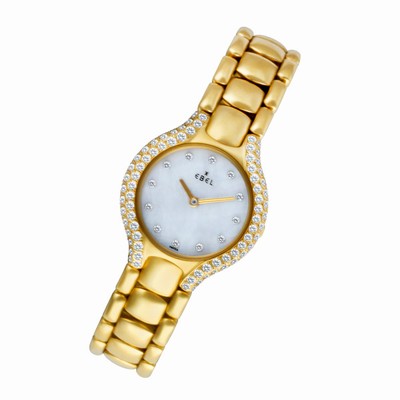 Ebel 866969 Beluga Quartz Female 18k yellow gold Replica Watches