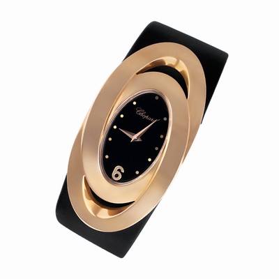 Chopard 127457 Oval Quartz Female 18k rose gold Replica Watches