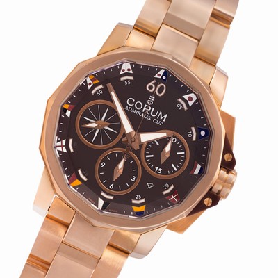 Corum 01.0023 Admirals Cup Automatic Male 18k rose gold Replica Watches
