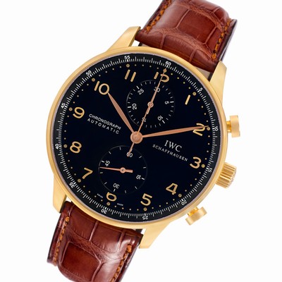 IWC IW371482 Portuguese Automatic Male 18k rose gold Replica Watches