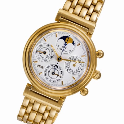 IWC IWC 3647 Da Vinci Automatic Male 18k yellow gold Replica Watches