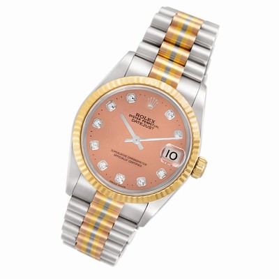 Rolex 68279B Datejust Automatic Unisex 18k White Gold Replica Watches