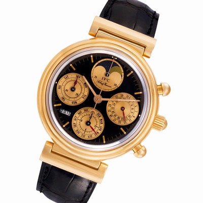 IWC 3750 Da Vinci Automatic Male 18k rose gold Replica Watches