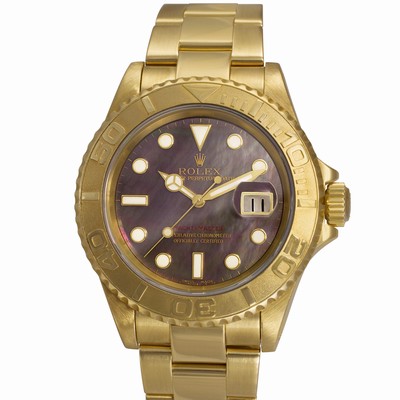 Rolex 16628 Yacht-Master Automatic Male 18k yellow gold Replica Watches