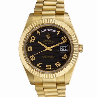 Rolex 218238 Day-Date II Automatic Male 18k yellow gold Replica Watches