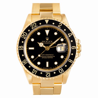 Rolex 16718 GMT-Master Automatic Male 18k yellow gold Replica Watches