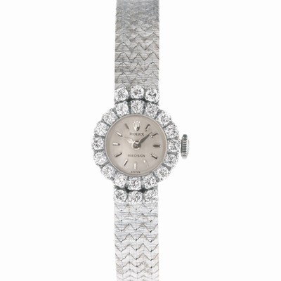 Rolex 228 Classic Manual Female 18k White Gold Replica Watches