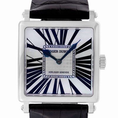 Roger Dubuis DBGS0322 Golden Square Automatic Male 18k White Gold Replica Watches