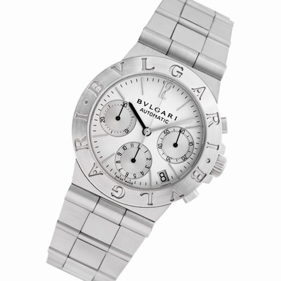 Bvlgari CH 35 S Chronograph Automatic Male Stainless Steel Replica Watches