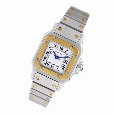 Cartier w20012c4 Santos Automatic Female 18k gold & Stainless Steel Replica Watches