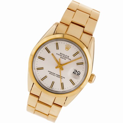 Rolex 1550 Date Automatic Male 14k Gold Plated Replica Watches