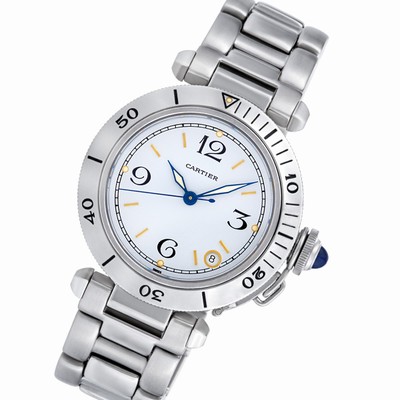 Cartier w31015m7 Pasha Automatic Unisex Stainless Steel Replica Watches