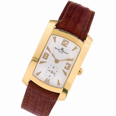 Baume & Mercier mv045224 Hampton Quartz Male 18k Yellow Gold Replica Watches