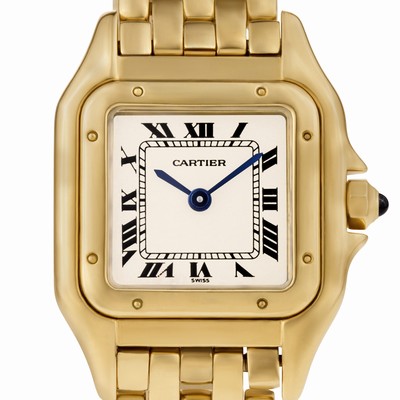Cartier W25022B9 Panthere Quartz Female 18k yellow gold Replica Watches