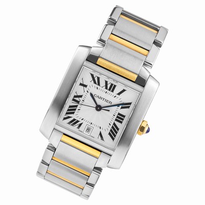 Cartier W51005Q4 Tank Francaise Automatic Male Stainless Steel Replica Watches