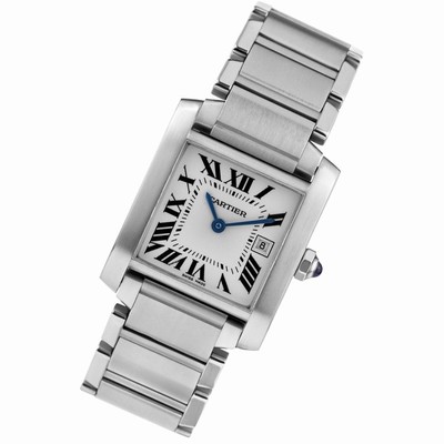 Cartier W51011Q3 Tank Francaise Quartz Female Stainless Steel Replica Watches