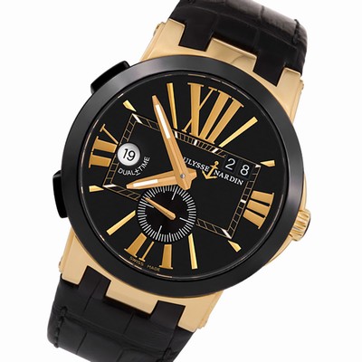 Ulysse Nardin 246-00 Executive Automatic Male 18k yellow gold Replica Watches