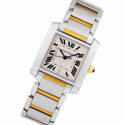 Cartier W51005Q4 Tank Francaise Automatic Male Stainless Steel Replica Watches