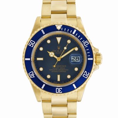 Rolex 16808 Submariner Automatic Male 18k yellow gold Replica Watches
