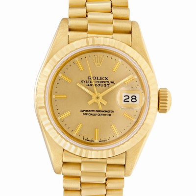 Rolex 69178 Datejust Automatic Female 18k yellow gold Replica Watches