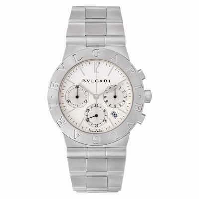 Bvlgari ch 35 S Diagono Quartz Unisex Stainless Steel Replica Watches