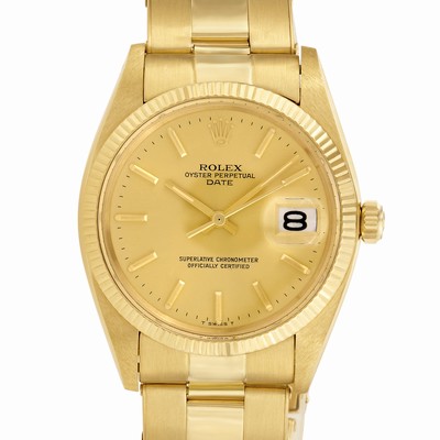 Rolex 1501 Date Automatic Male 18k yellow gold Replica Watches