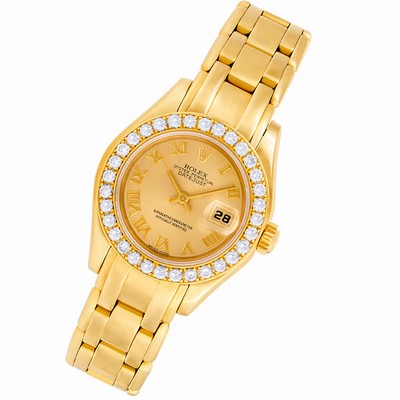 Rolex 69318 Masterpiece Automatic Female 18k yellow gold Replica Watches
