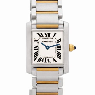 Cartier W51007Q4 Tank Francaise Quartz Female Stainless Steel Replica Watches