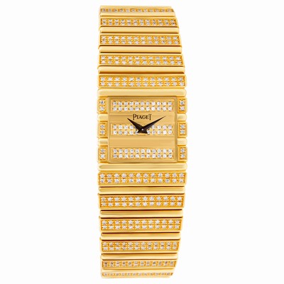 Piaget 7131C725 Polo Quartz Unisex 18k yellow gold Replica Watches