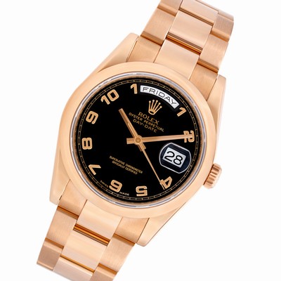 Rolex 118205 Day-Date Automatic Male 18k rose gold Replica Watches