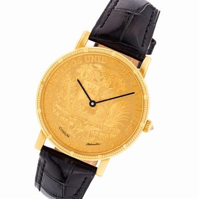Corum Corum 3003 gold coin Automatic Male 18k yellow gold Replica Watches