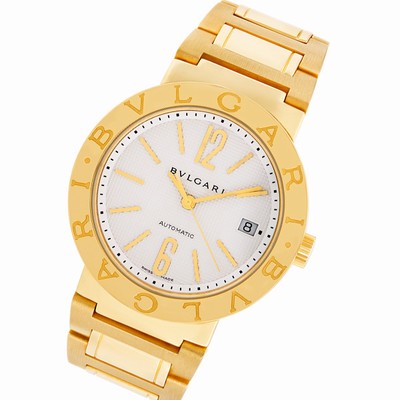Bvlgari BB 38 GG Bvlgari Automatic Unisex 18k Yellow Gold Replica Watches