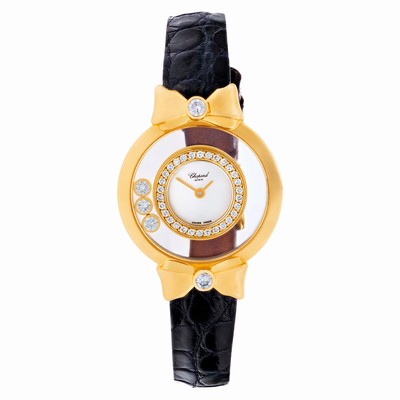 Chopard 40971467850 Happy Diamond Quartz Female Gold Replica Watches