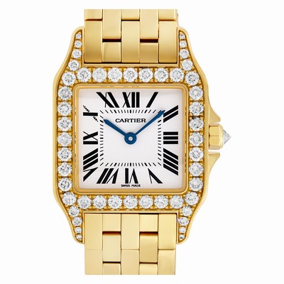 Cartier WF9002W7 Demoiselle Quartz Female 18k yellow gold Replica Watches