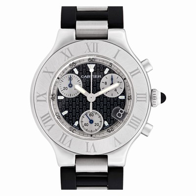 Cartier w510125u2 Chronoscaph 21 Quartz Unisex Stainless Steel Replica Watches