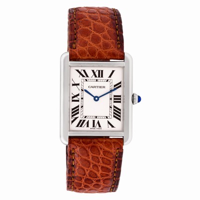 Cartier W1018355 Tank Solo Quartz Unisex Stainless Steel Replica Watches