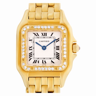Cartier Cartier 2420 Panthere Quartz Female 18k yellow gold Replica Watches