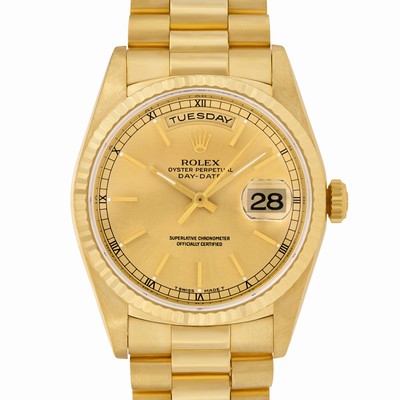 Rolex 18238 Day-Date Automatic Male 18k yellow gold Replica Watches