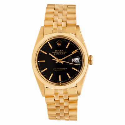 Rolex 1600 Datejust Automatic Male 18k yellow gold Replica Watches